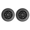 BBQ Wheel - AIMOONSA - Charbroil - Set of 2 - 15.2 Cm - Black