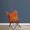 Handmade Butterfly Chair Real Leather Brown Hide Sleeper Seat Lounge