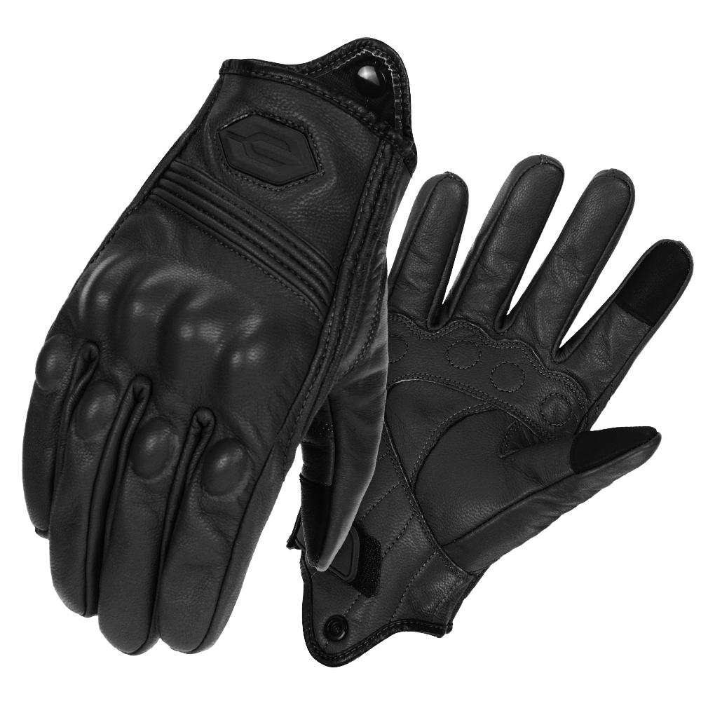 Motorcycle Gloves Breathable In Summer And Warm In Winter Off-road Motorcycle Anti Fall Touch Riding Gloves Retro Leather Gloves