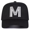 Baseball Stitching Stitched Embroidered Alphabet M Neutral Gender Women  Men For Caps Spring And Autumn Outdoor Adjustable Casual Hats Sunscreen