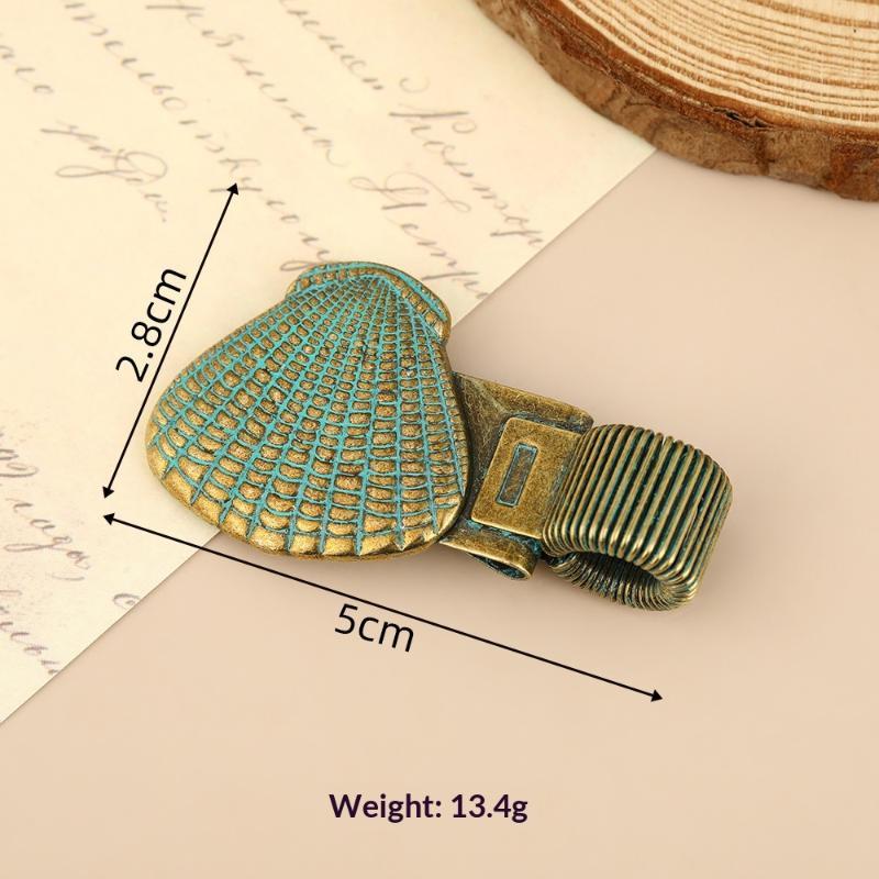 Retro Ocean Turtle Metal Pen Clip Spring Loaded Easy Install Pen Holder for Notebook Journal Student Study Stationery