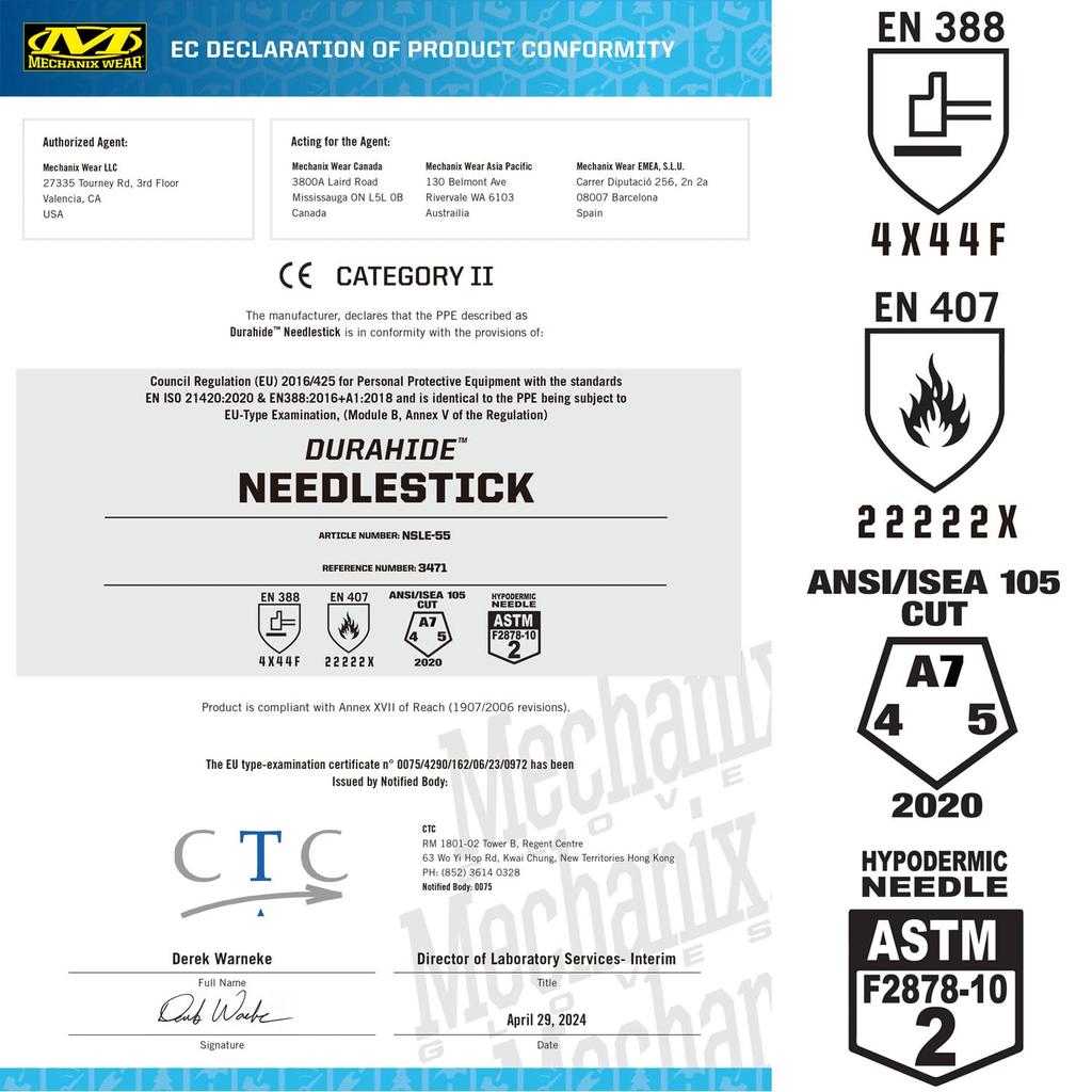 Mechanix Wear Resistant Tactical Gloves Needle Stick L Size Security Police SWAT Military Survival Game Bicycle Motorcycle DIY Protective Gloves Touch