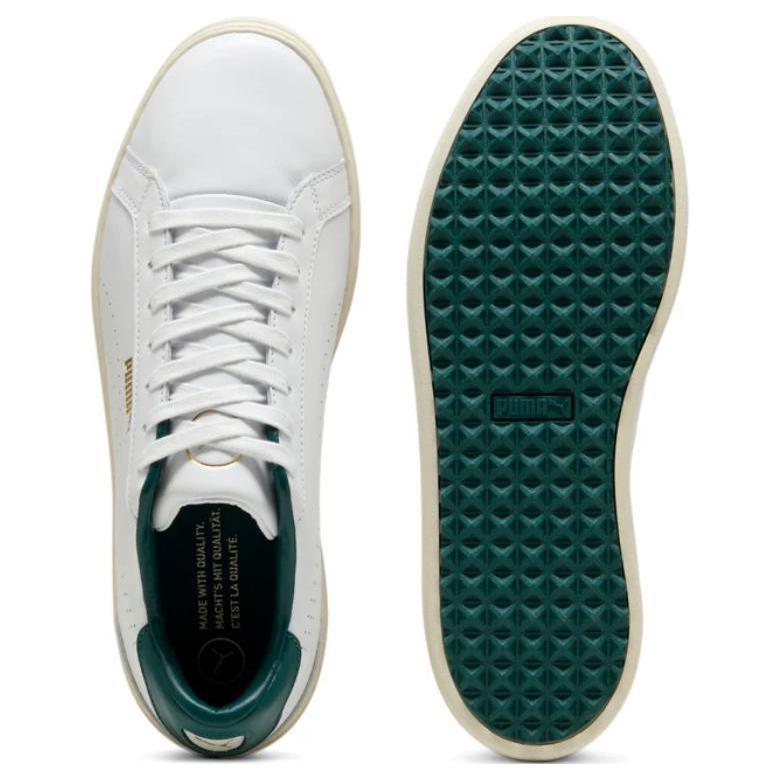 Puma Classic G Comfortable Low Top Golf Shoes Men sneaker White 312537-03