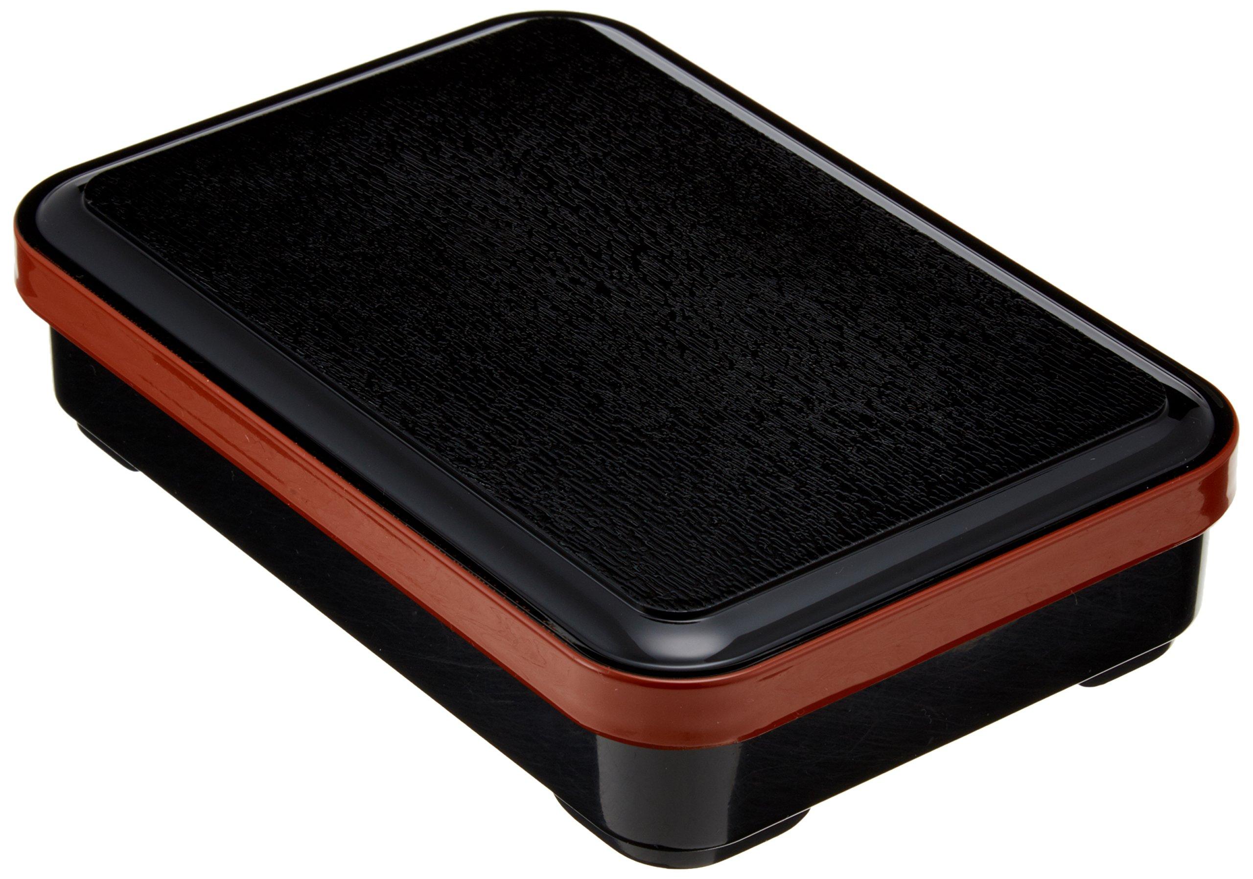 

Длинная чаша для риса Makunouchi bento Kurobuchi vermilion xx ABS-смолы для японского коммерческого использования (большой) [17,7 12,2 4,3 см] (7-418-16) Рестораны, гостиницы,