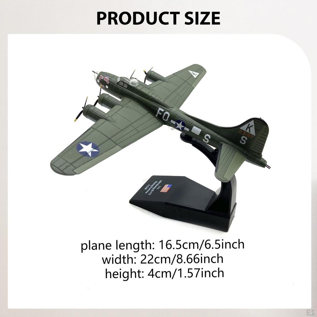 1:Flugzeugmodell im Maßstab 1:144 mit Display-Ständer Desktop-Dekoration Jäger Diecast Party