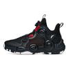 Anta Kids Irregular Non-Slip Shock Absorbing Wear-Resistant Mid-Top Basketball Shoes Kids Basketball Shoes Black 312221102-6