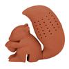 Food Grade Silicone Squirrel Shape Tea Strainer Cute Squirrel Shaped Tea Infuser Filter Coffee