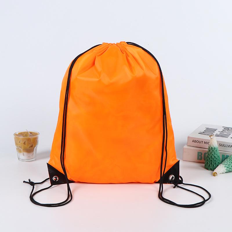Waterproof Polyester Drawstring Backpack for Marathon Events