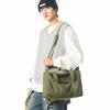 Retro Canvas Bag Casual Messenger Bag Men's Light Commuter Shoulder Bag Large Capacity Student Class Bag