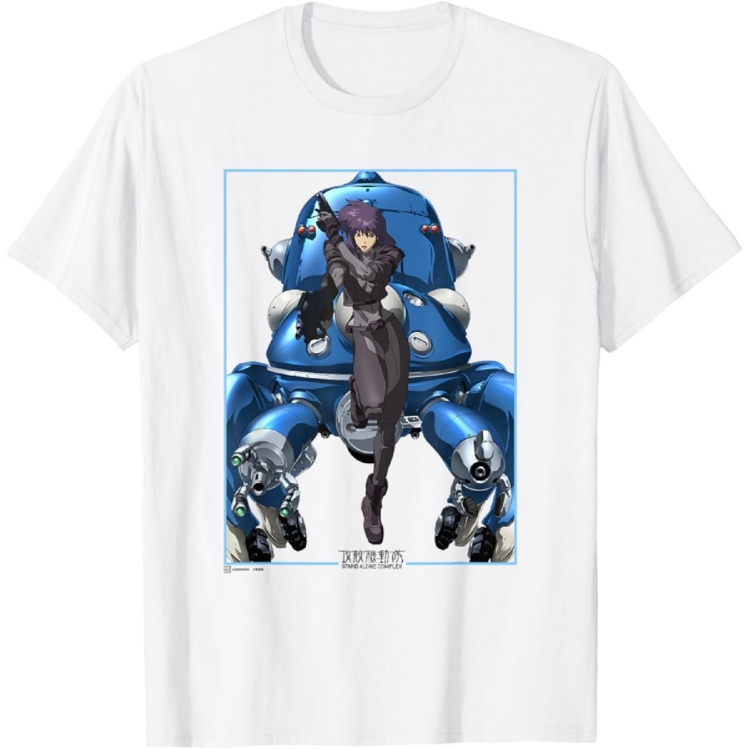 Stand Alone Complex Motoko Tachikoma Run T-Shirt S