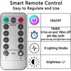 IP67 Umbrella Lights 104 LED String Lights Battery Operated 8 Mode Remote Control For Outdoor Garden Patio Umbrella Camping Tent