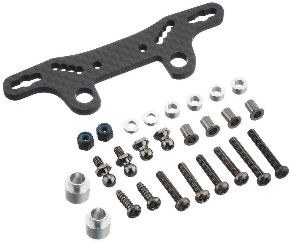 Tamiya Options 1947 1947 Carbon Damper Stay II 54947 Hop-Up No. OP. TT-02 (3.5mm Thick)