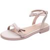 Pick Up Girl 9030-5 Summer Internet Celebrity Fashion Korean Version Open Toe Sandals Fairy Style Versatile Flat Roman Shoes