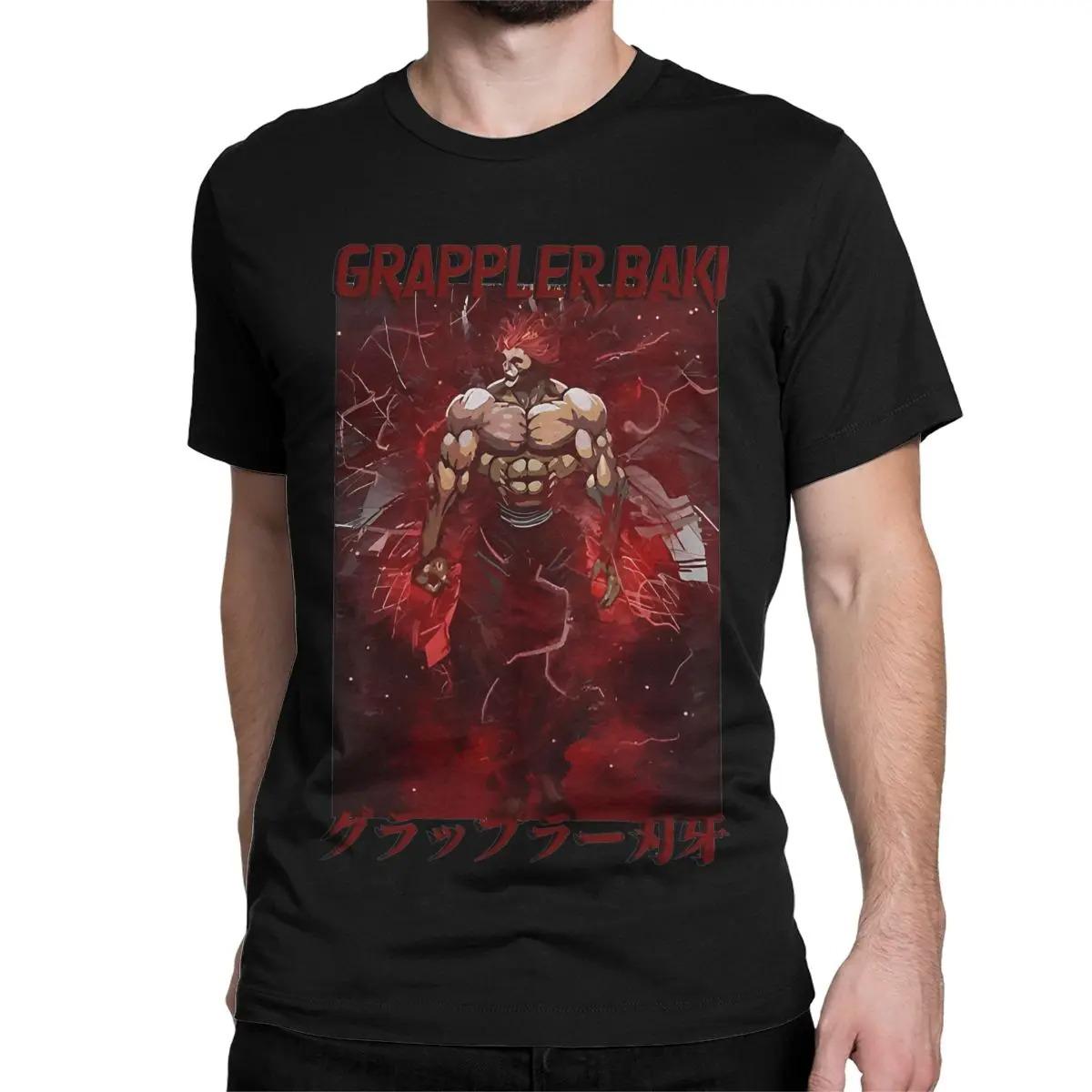 

Baki The Grappler Jack Hanma Gyms T Shirt Men Women 100% Cotton Vintage T-Shirts Aesthetic Arts Anime Tee Shirt Tops Plus Size S
