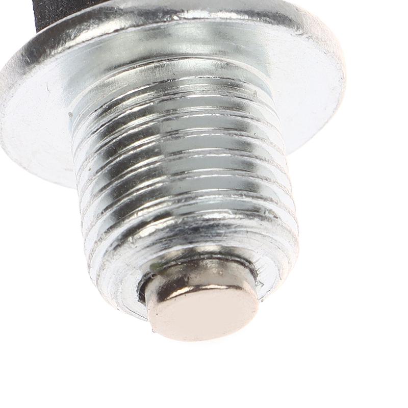 1 Stück Autozubehör Magnetischer Saug-Ablassschrauben mit 5 Dichtungen Neodym-Magnet Edelstahlbolzen Heavy Duty Ölstopfen
