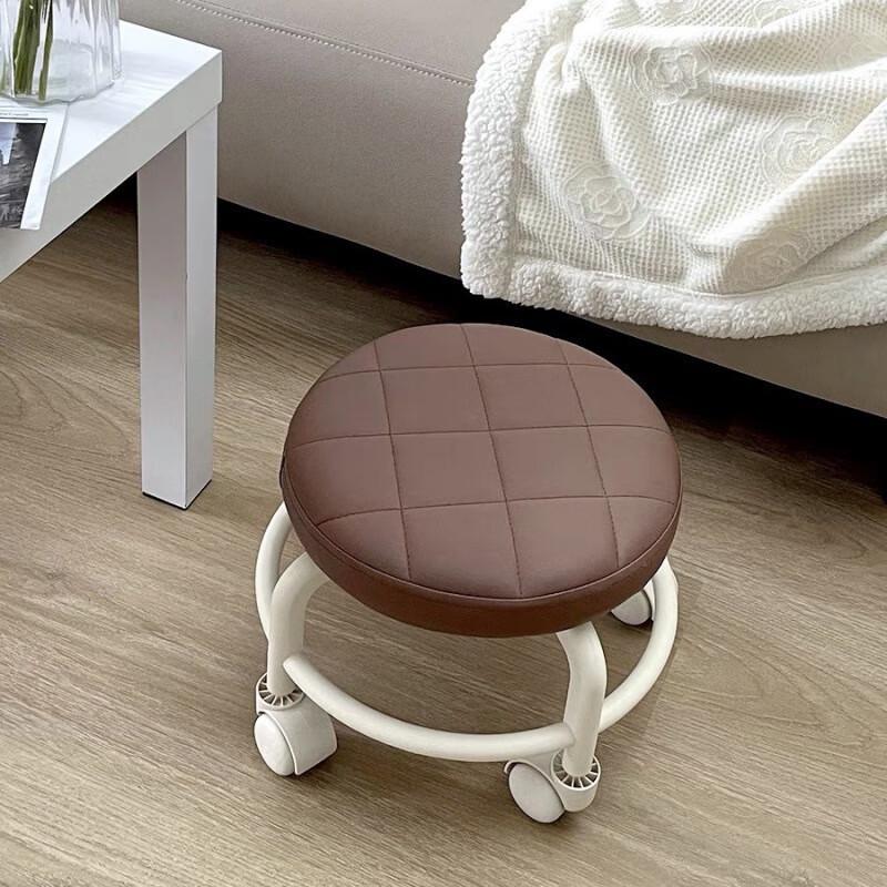 YouShu Multi-functional Rolling Stool with Thick Cushion
