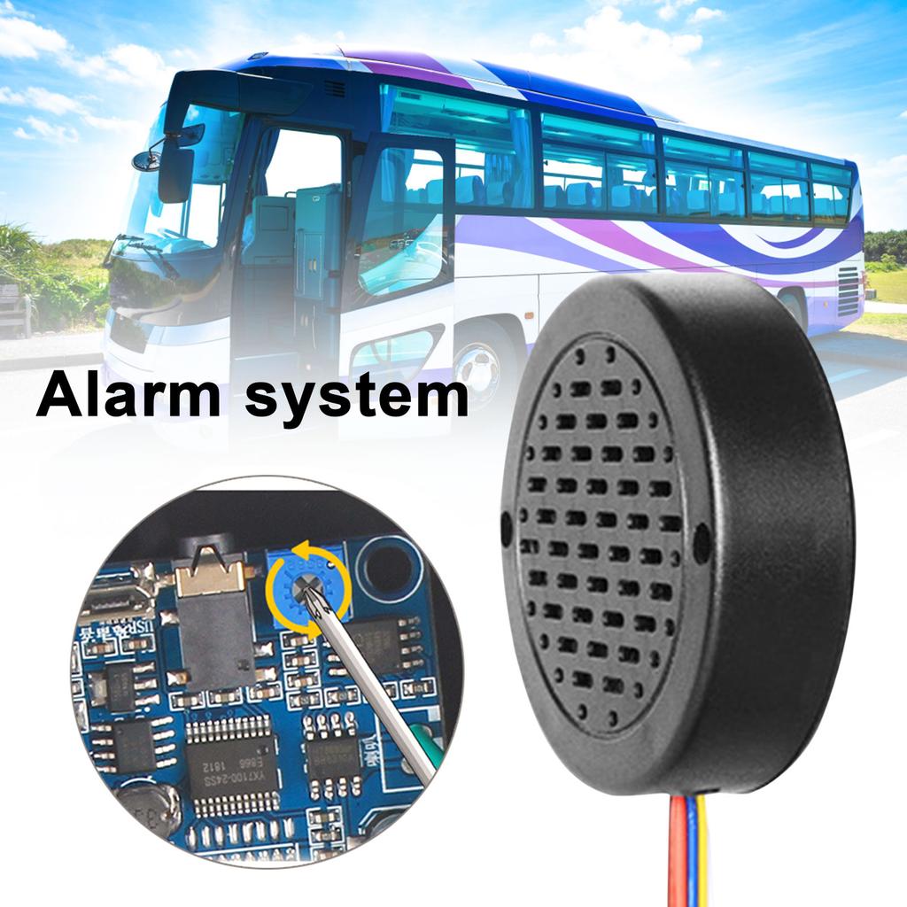 New Car Start Voice Custom Customized Voice Passengers Reminder 4-Channel 12-24V Voice Speaker Alarm Horn Reverse Siren Buzzer