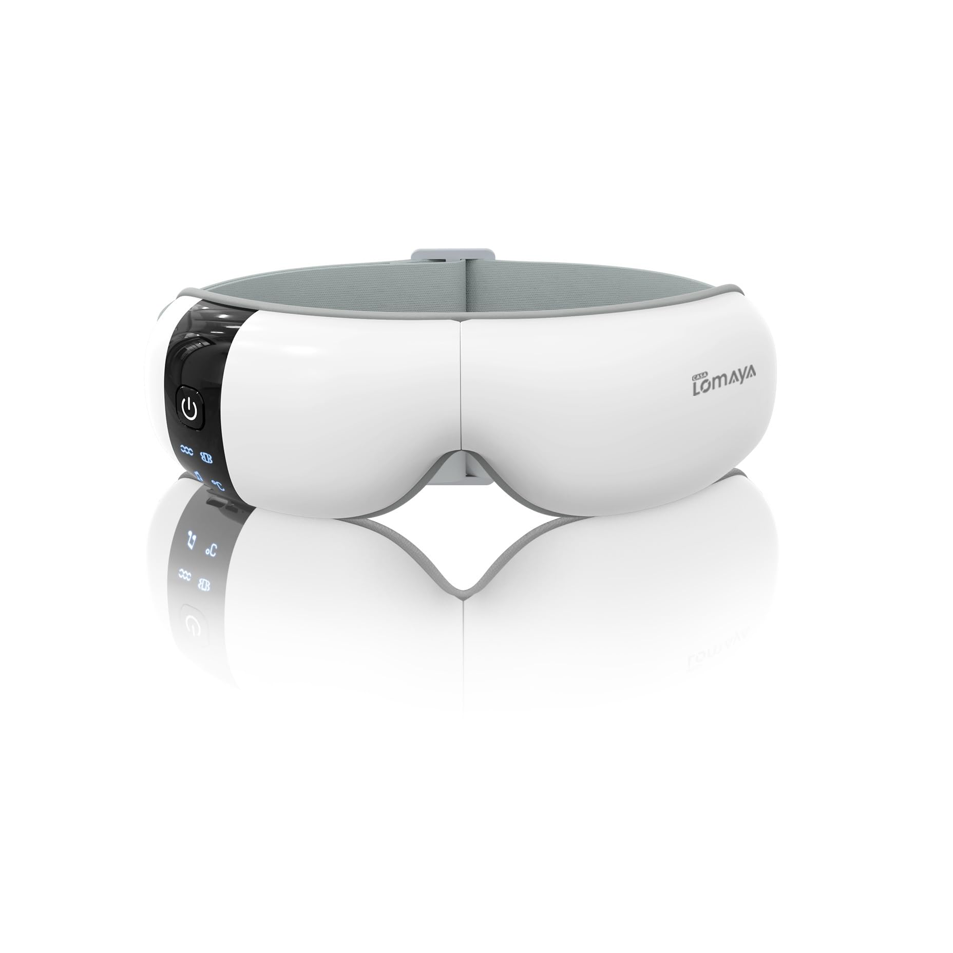 

2025 Инновационная грелка для глаз с графеном, Bluetooth-музыкой, 3D ЖК-дисплеем, складная и отличным дизайном для подарка или дня рождения, Нагрев, Вибрация, Воспроизведение, Подушки безопасности, белый