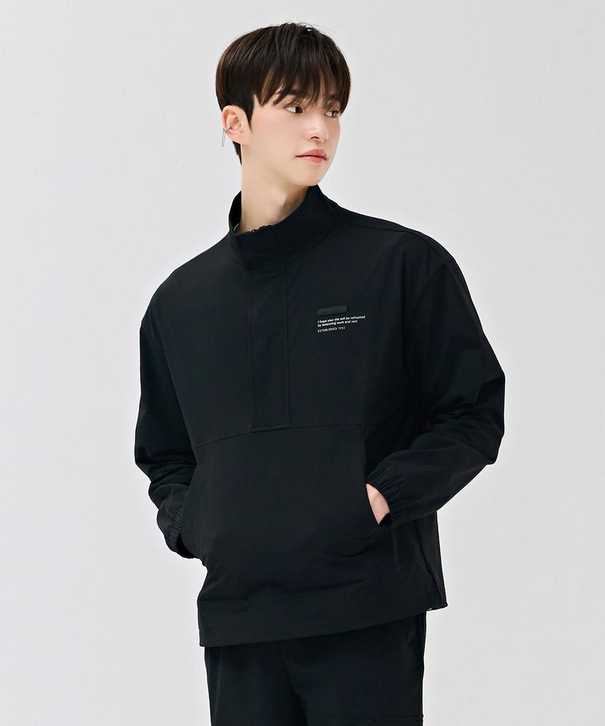 Chasecult Unisex Stretch High-Neck Anorak T-Shirt-Deru5119B03