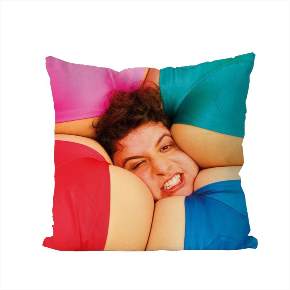 Cuscino Decorativo Quadrato in Peluche Stampa Double Face per Auto Divano Casa Copricuscino