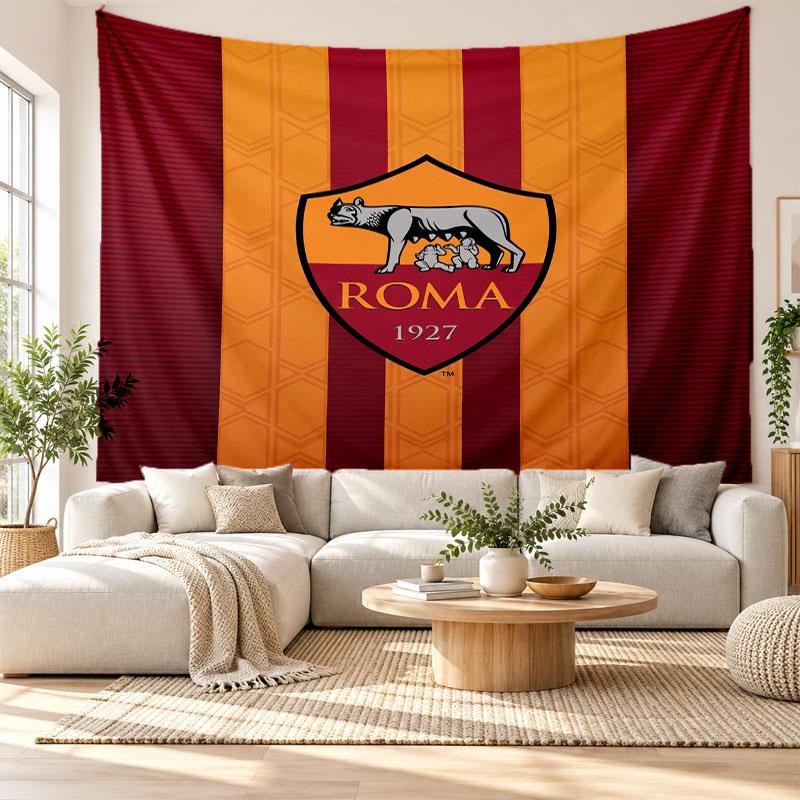 AS Roma Wall Tapestry, Soft Fabric Wall Hanging, Decorative Backdrop For Bedroom Home Wall Art
