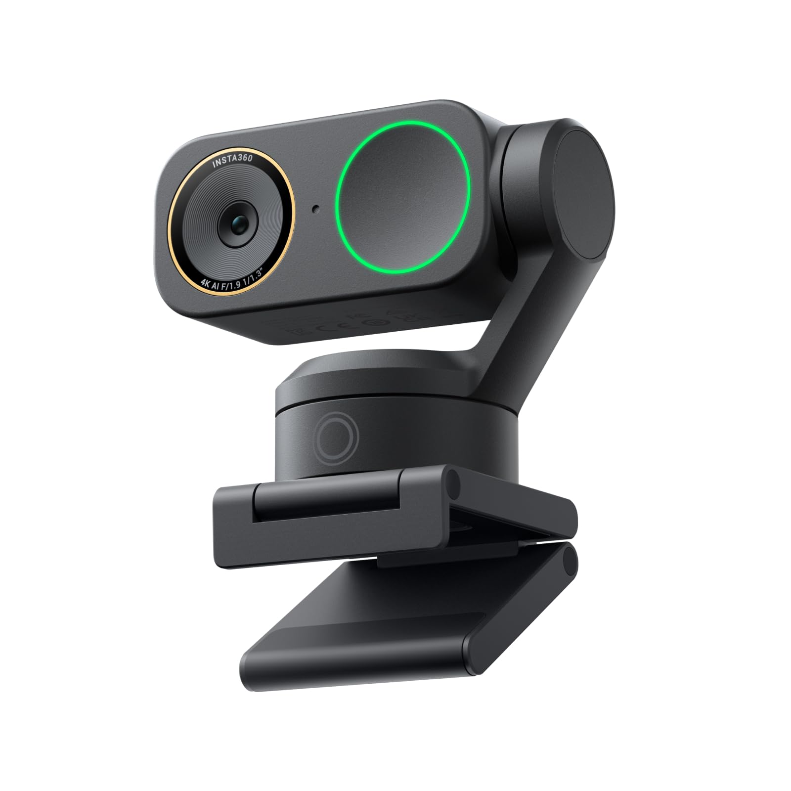 

Insta360 Link 2 Pro 4K Webcam with Low Light AI Microphone Noise Cancelling Stream Compatible with Ideal for Streaming and Online for Webcam, PTZ, чорний