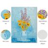 Abstract Flower Sunflower Wildflower Art Poster Print Retro Raissa Oltmanns Nude Sculpture Vase Canvas Painting Room Home Decor