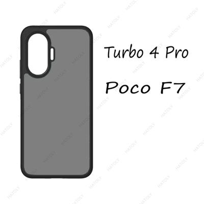 For Redmi Turbo 4 Pro Case for Redmi Turbo 4 Turbo 4 Pro Poco F7 Cover Black Matte Shell Phone Case Case For Redmi Turbo 4 Pro