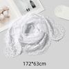 White Dot Lace Scarf Thin Hair Scarf Headband New Foulard Bandana  Women