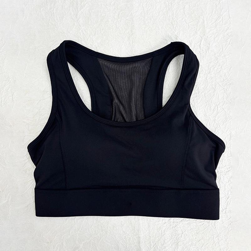 Alo Damen Netz-Sport-BH: Herausnehmbare Polster, Stoßfest, Push-Up, Ideal zum Laufen, Fitness und Yoga.