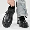 Plateau Herrenschuhe Sommer neu Business Casual Lederschuhe Herren Britische Lederschuhe vielseitig großer Kopf Herren Lederschuhe