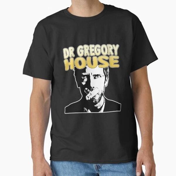 Dr Greg House Black Retro Classic Tshirt Made In Usaaus Tshirt S2xl S