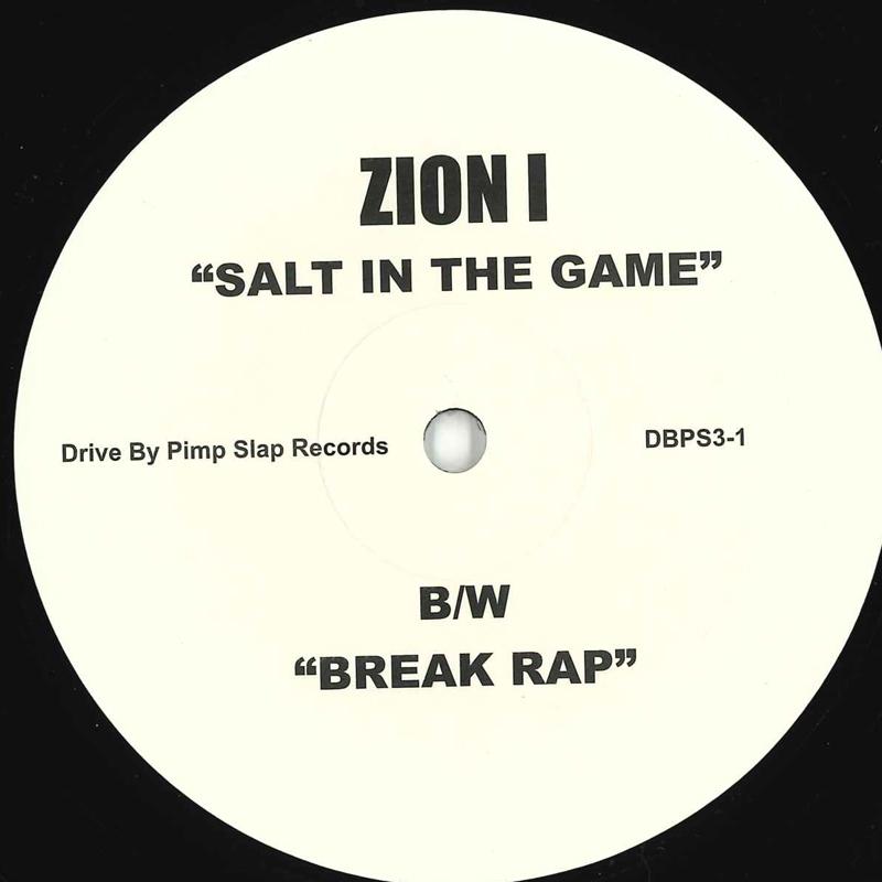 

12inch Record ZION I - Salt In The Game / Break Rap DBPS31 DRIVE BY PIMP S 2005 US Rap & Hip-Hop/R&B Used