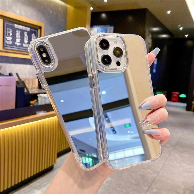 High-Quality Drop-Proof Mirror Case for Apple 12-17 Series: Full Coverage & Creative Design