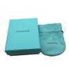 Used TIFFANY&Co. Pierce Olive Leaf Heart Silver925 1.4g Silver Accessories