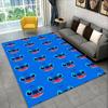 Cute S-Stitch Cartoon Non-Slip Area Rug for Living Room,Bedroom,Playroom,Soft Carpet Floor Mat Home Decor Rug Kids Room Gift