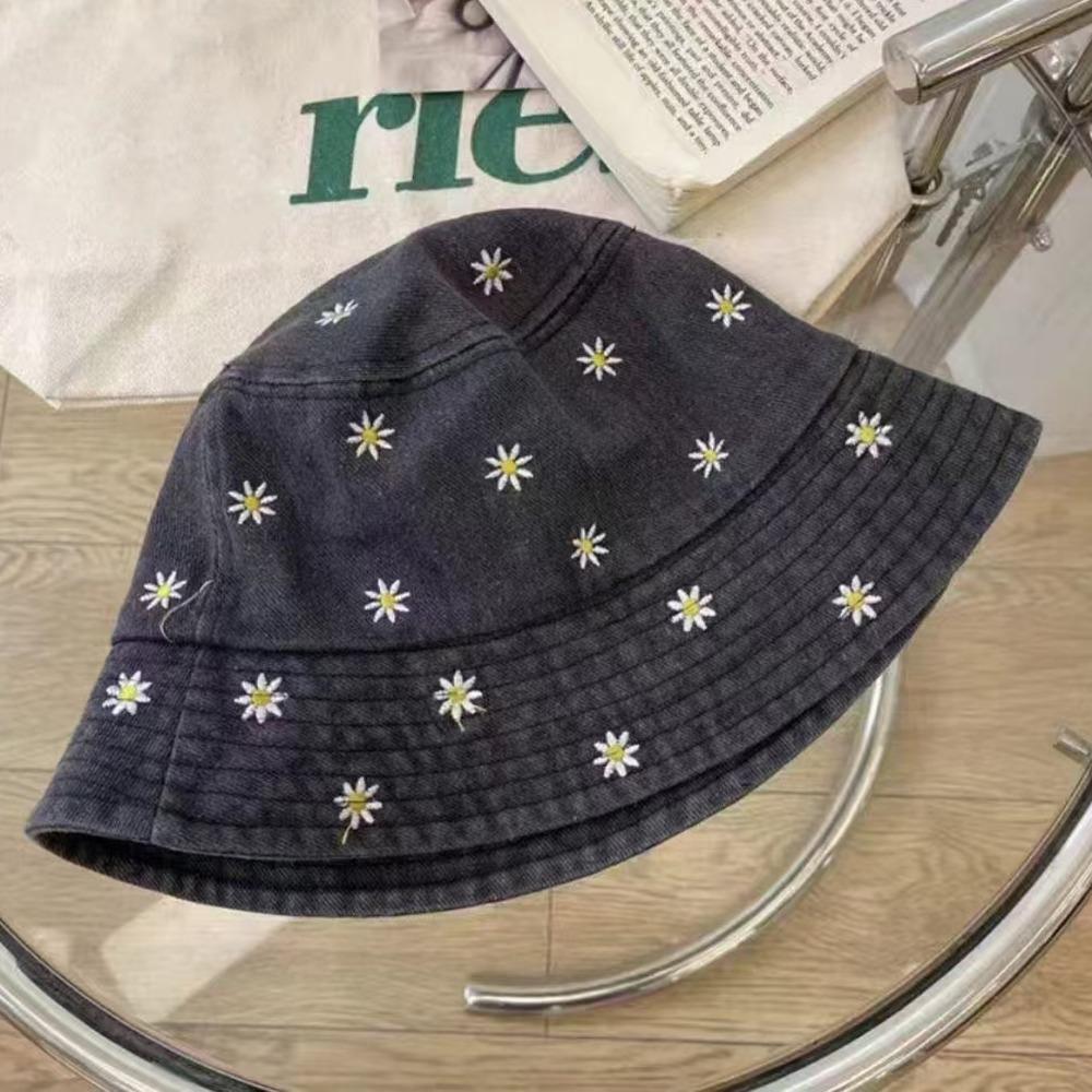 Unisex Cotton Bucket Hats Summer Men Denim Beach Cap New Fabric Sunbonnet