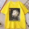 No Thoughts Just Vibes Opossum TShirt Funny Possum Meme Tee Graphic WOMEN TShirt Vintage Streetwear Unisex High Quality Top