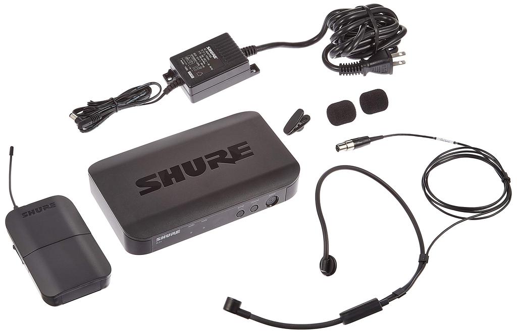 SHURE Wireless Microphone BLX1 Bodypack PGA31 BLX4 Professional Live Up to 6 Channels Can Be Used Maximum Radio Wave Reach Up to 14 Hours of