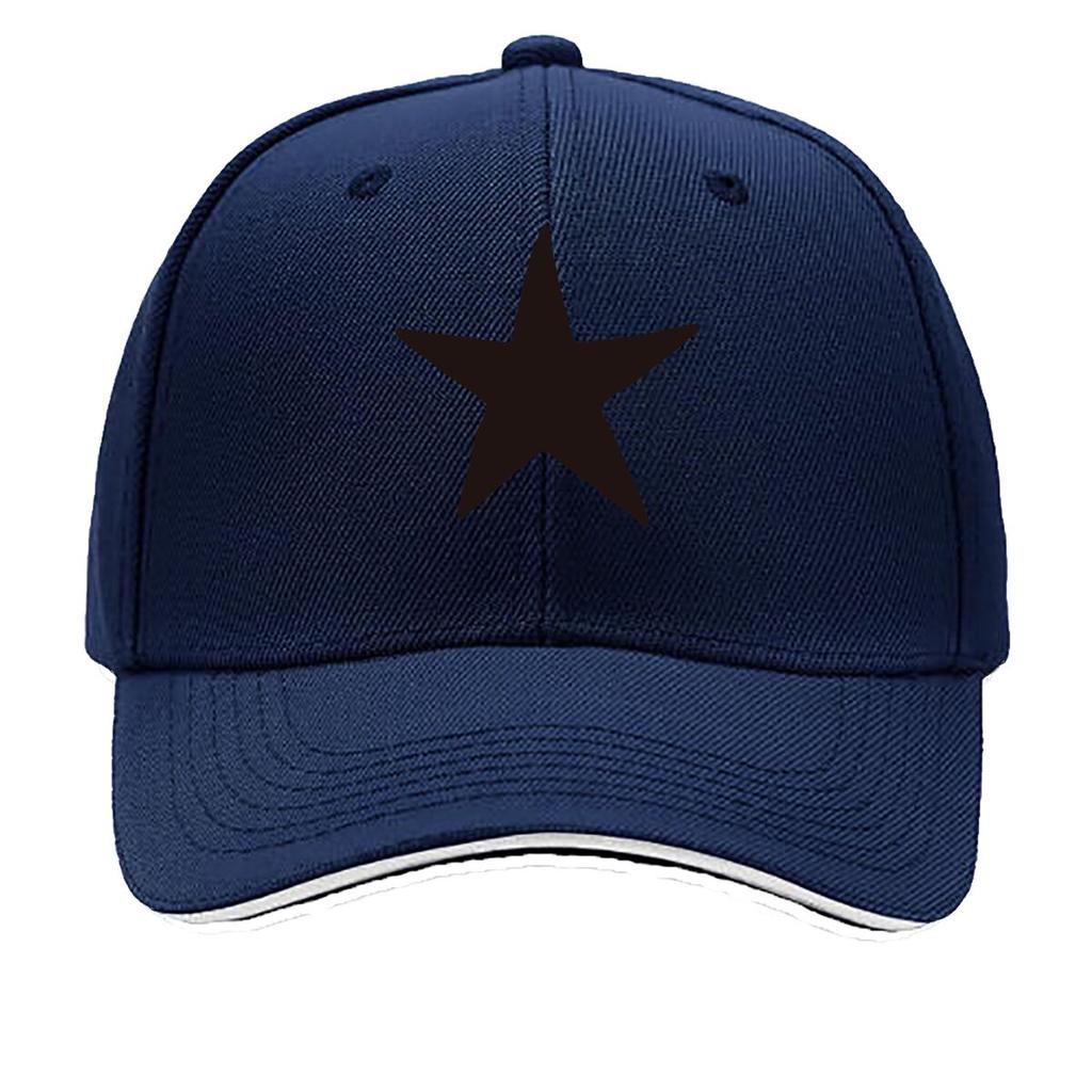 Black Pentagram Cap Unisex Baseball Hat FivePanel Hat Adjustable Size Suitable for Outdoor Acti Sandwich Baseball Cap
