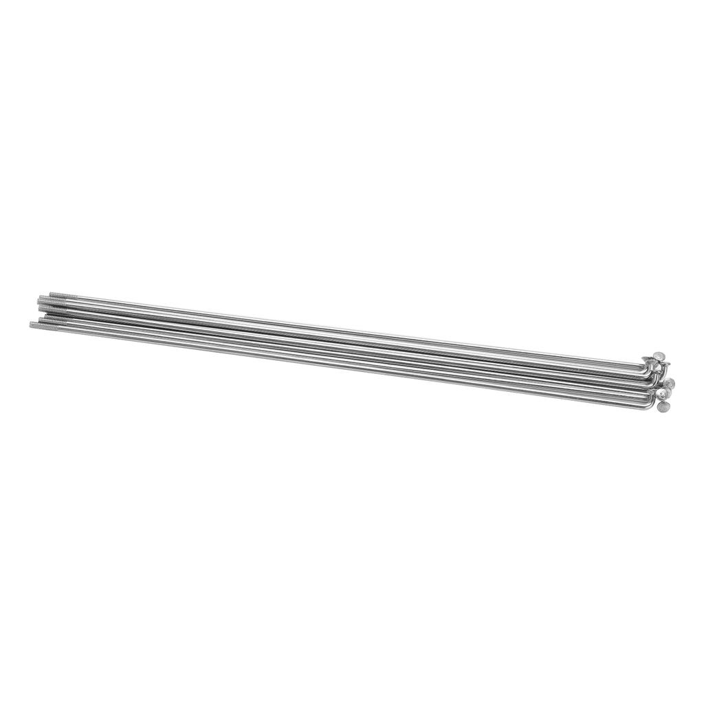 10 st 14G Cykelekrar med Nipplar Rostfritt Stål Mountain Road Cykel J-böjda Ekrar 143mm Ekrar