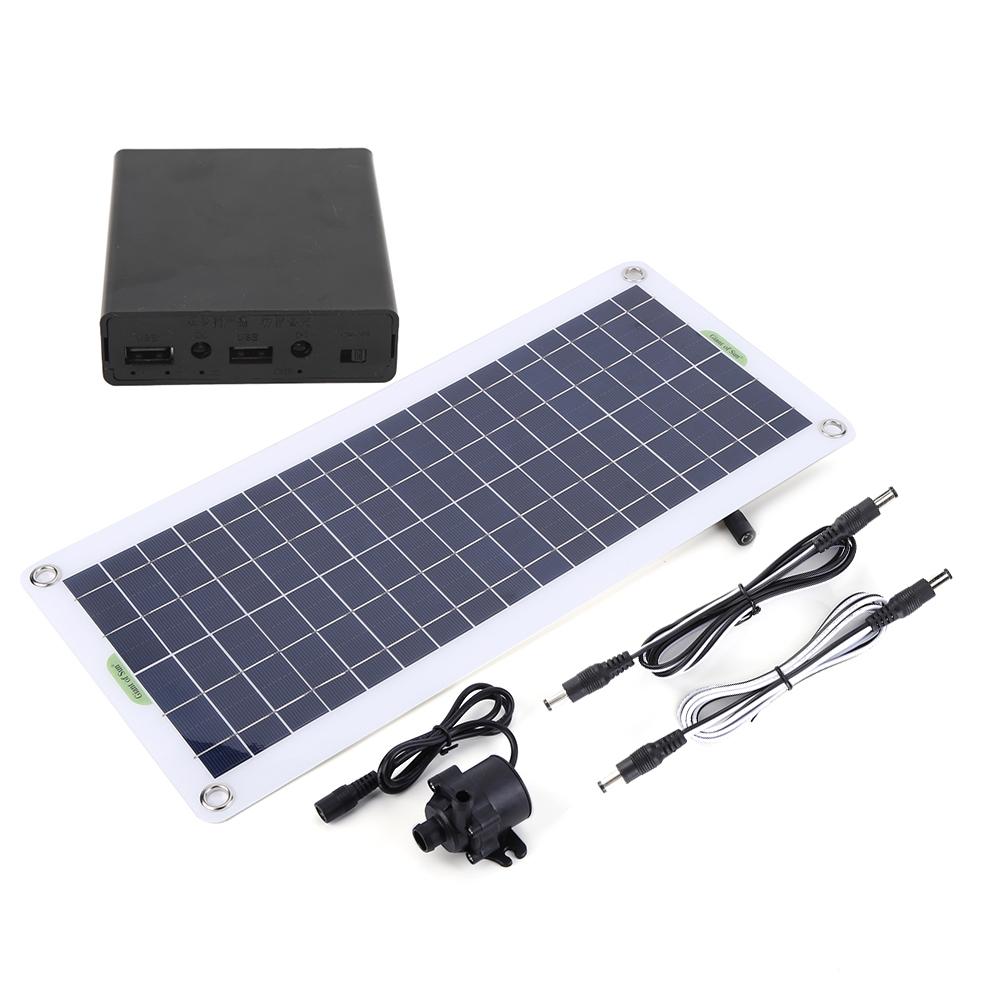 18V 30W Solar Panel Pump Watering System Water Fountain Garden Decor Energy Saving Kits for Outdoor Fish Tank Water Reservoir