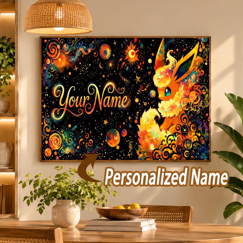flareon Custom Name Diamond Painting Personalized 5D Full Drill DIY Diamond Art Home Decor