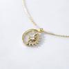 Fashion Trendy Light Luxury Niche Design Sense Collarbone Chain Temperament Simple Ins Cold Wind Sun Moon Star Neckl