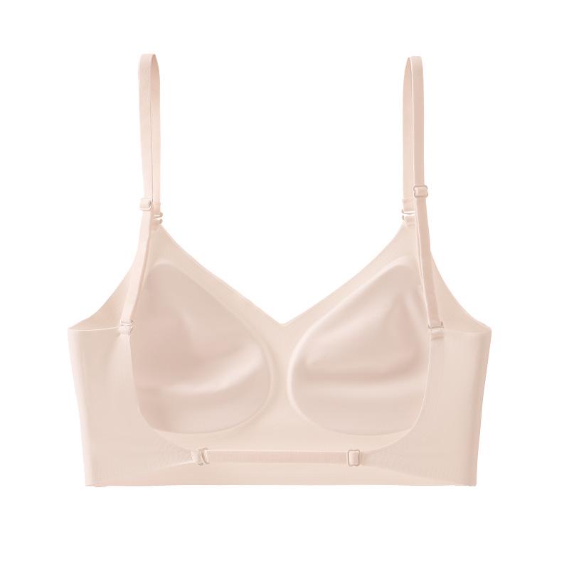 Exclusive Seamless Low-Back U-Shaped Halter Bra - Invisible, Multi-way, French Design