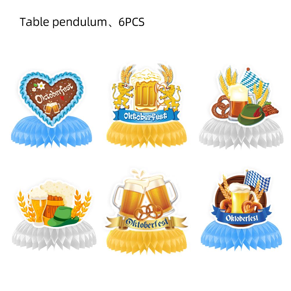 Oktoberfest Party Supplies: Beer Festival Banners, Balloons, Cake Toppers, and Flags.