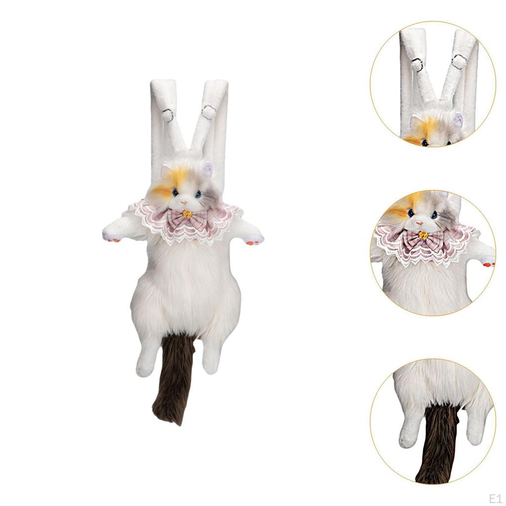 Cute Plush Cat Backpack Stuffed Animals Lovely Toy Rucksack Bag