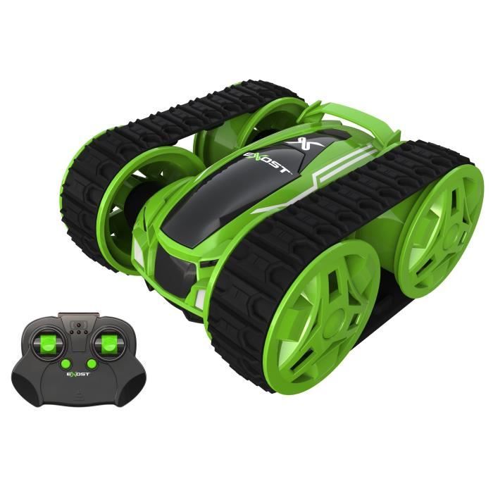 Voiture Télécommandée Mini Flip Tank EXOST - Échelle 1:34 - Rouge Ou Vert