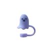 Cute Ghost Straw Covers Cap Compatible With Stanley Cup Silicone Reusable Drinking Straw Topper Accessories Halloween Gifts