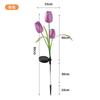 1pcs Solar Outdoor Courtyard Decoration Waterproof Tulip Lamp Garden Villa Plug-in Lawn Lamp Outdoor Plug-in Lamp
